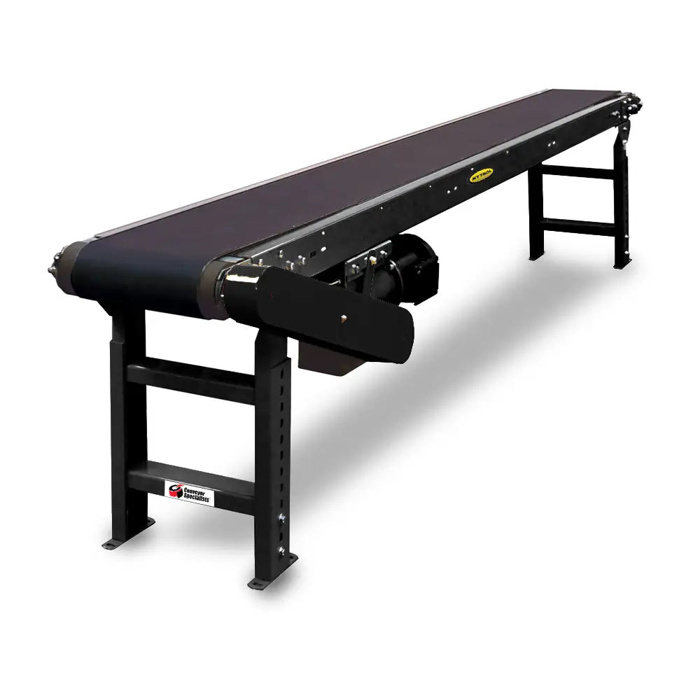 Powered Belt Conveyor – 24"W Belt x 6'L, TA Slider Bed, 75 lb./ft Capacity